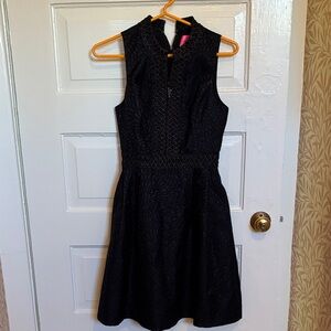 Lilly Pulitzer Black Franci Midi Dress